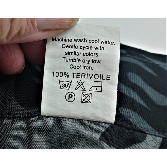 Hawaiian Button Front Shirt Size Medium Single Stich Tropical Plants & Birds - Picture 6 of 6